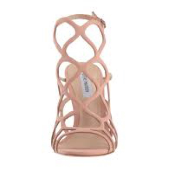 Steve Madden Teagan cage sandal heels blush size 8.5 NWT - Picture 3 of 8